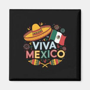 Viva Mexico für den Tag der mexikanischen Unabhäng Magnet