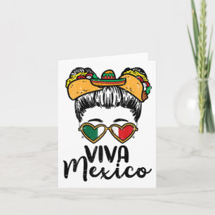 Viva Mexico Girl Cinco De Mayo Mexikanische Unabhä Karte