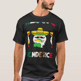 viva mexico gnomes flag Pride Independence Day 16  T-Shirt