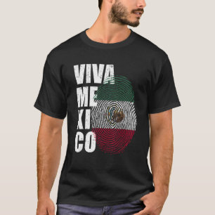 Viva Mexico ist in meiner DNA mexikanische Fingera T-Shirt