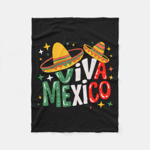 Viva Mexico Kleinkinder Mädchen Jungen mexikanisch Fleecedecke