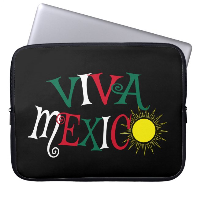 Viva Mexico Laptopschutzhülle (Vorderseite)