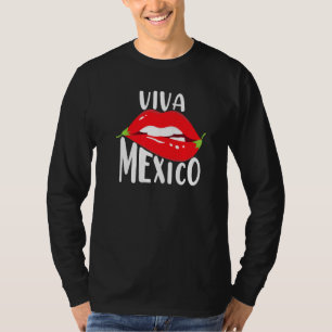Viva Mexico Mexicanischer Paprika Lipno Latino Mar T-Shirt