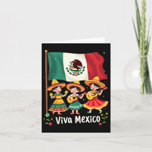 Viva Mexico Mexikanischer Unabhängigkeitstag Gitar Karte