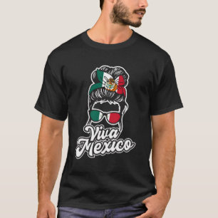 Viva Mexico mexikanisches Flaggenproud T-Shirt