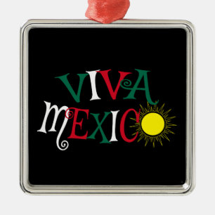 Viva Mexico Ornament Aus Metall