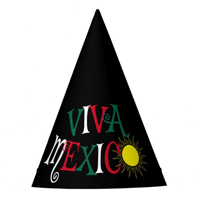 Viva Mexico Partyhütchen (Vorderseite)