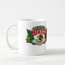 Viva Mexico Patriotische Typografie | Mexikanisch
