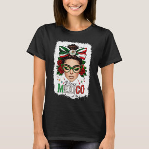 Viva Mexico-Shirt Frauen Mexikanische Flagge Unabh T-Shirt