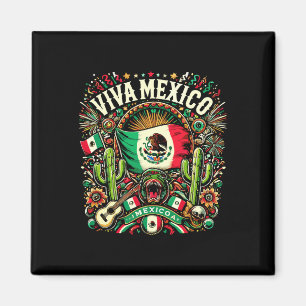 Viva Mexico Unabhängigkeitstag Mexikanische Flagge Magnet