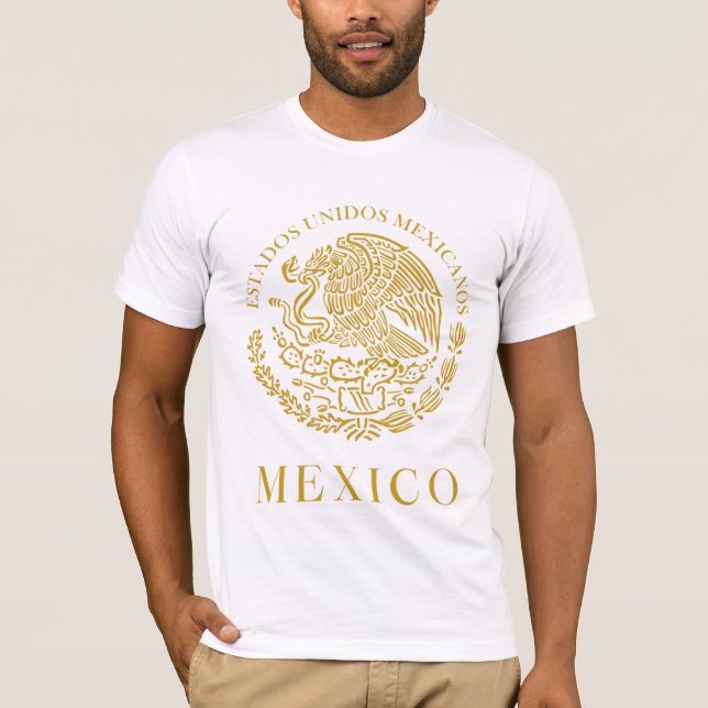 Viva México: Vibrant-mexikanischer Pride-T - Shirt (Vorderseite)