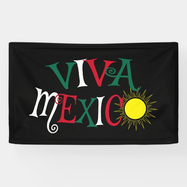 Viva Mexiko Banner (Horizontal)