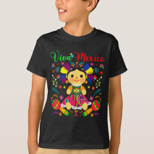 Viva Mexiko mexikanischer Unabhängigkeitstag liebe T-Shirt