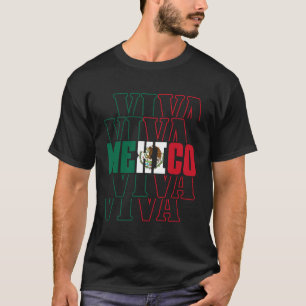 Viva Mexiko Unabhängigkeitstag Stolz mexikanische T-Shirt