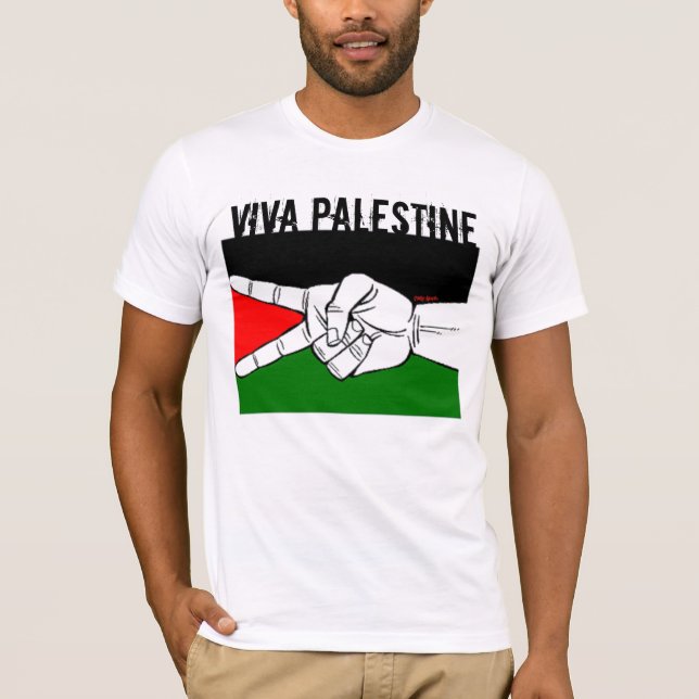 viva Palästina T-Shirt (Vorderseite)