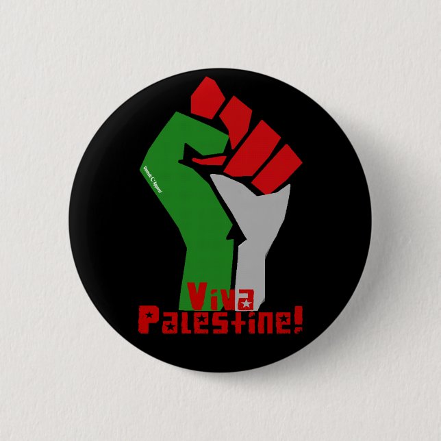 Viva Palestine Button (Vorderseite)