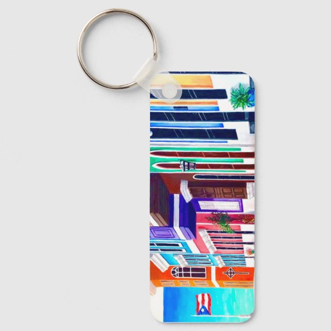 ¡Viva Puerto Rico! Schlüsselanhänger (Vorderseite)