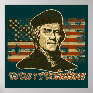Viva Revolution Jefferson Poster