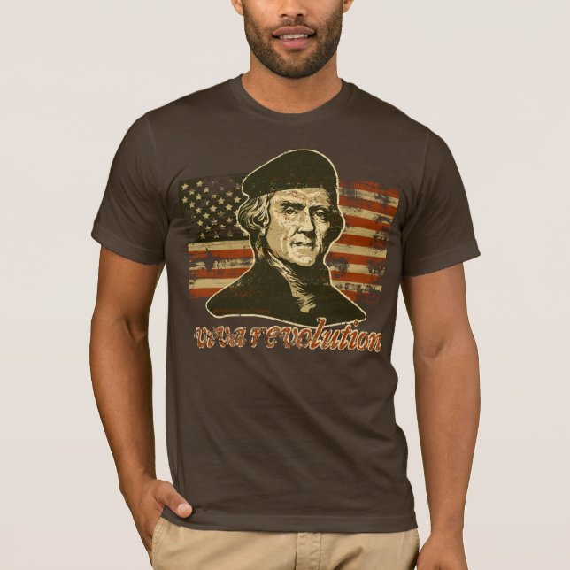 Viva Revolutions-Jefferson-Shirt T-Shirt (Vorderseite)