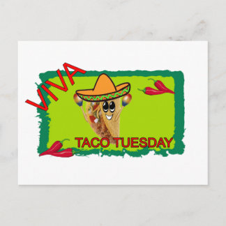 Viva Taco Dienstag Postkarte
