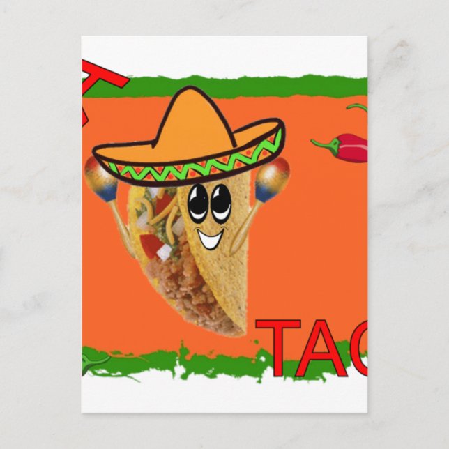 VIVA TACO POSTKARTE (Vorderseite)