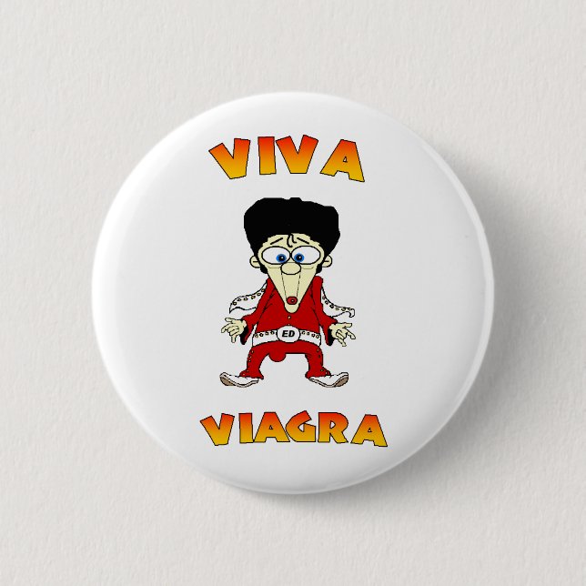 Viva Viagra Knopf Button (Vorderseite)