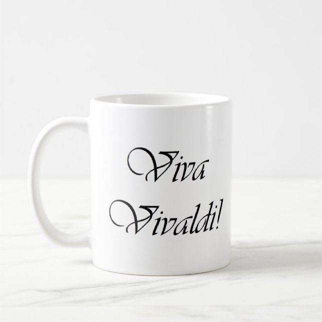 Viva vivaldi kaffeetasse (Links)