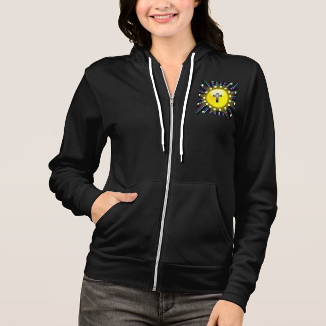 Vivacy Cross Design Hoodie (Vorderseite)