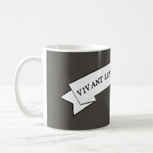 VIVANT LINGUAE MORTUAE - Lang lebe tote Sprachen Kaffeetasse
