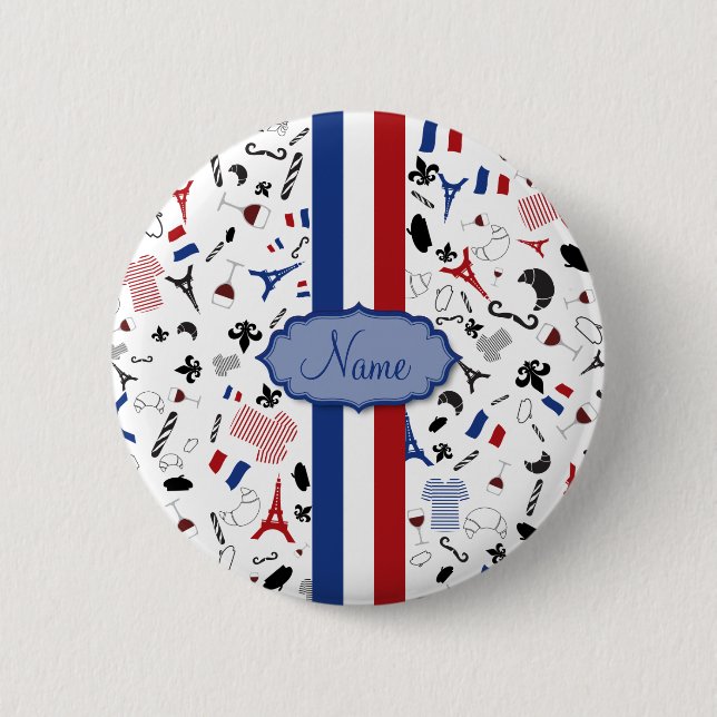 Vive la France Button (Vorderseite)