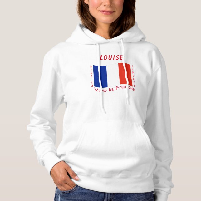 Vive la France (Frankreich) Hoodie (Vorderseite)