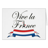 Vive la France Typografie Blank Inside