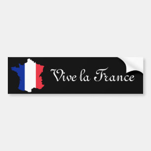 vive La Frankreich Autoaufkleber
