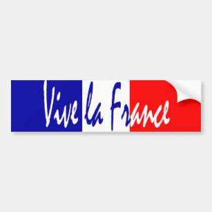 Vive La Frankreich - der Autoaufkleber des