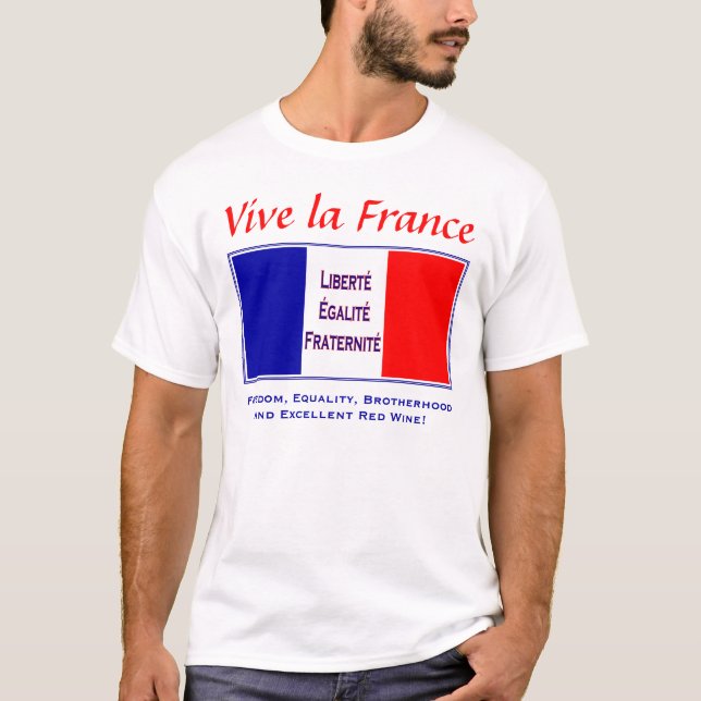 Vive La Frankreich - für Liebhaber der T-Shirt (Vorderseite)