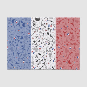 Vive La Frankreich Seidenpapier