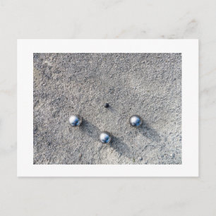 VIVE LA PETANQUE ! LES BOULES ! POSTKARTE