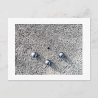 VIVE LA PETANQUE ! LES BOULES ! POSTKARTE