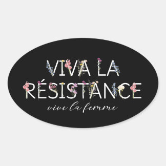Vive La Resistance Sticker - Vive La Femme