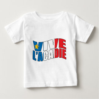 Vive l'acadie baby t-shirt