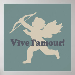 Vive L'amour Cupid Poster
