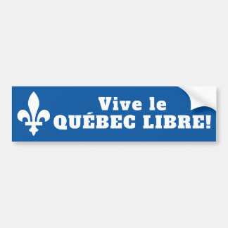 Vive le Québec libre! Autoaufkleber
