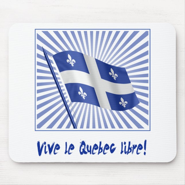 Vive le Québec libre! Mousepad (Vorne)
