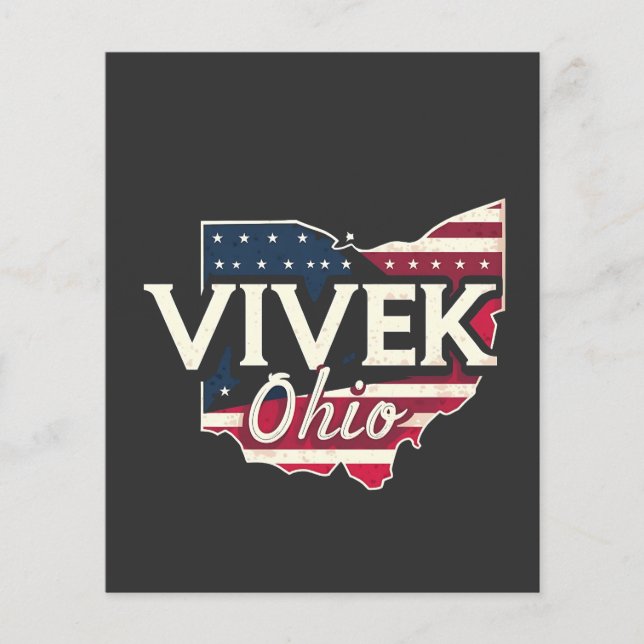 Vivek Ohio 2026 Gouverneur Republikanischer Amerik (Vorderseite)