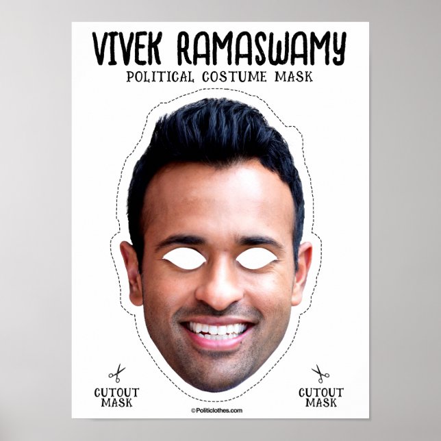Vivek Ramaswamy Kostümmaske Poster (Vorne)