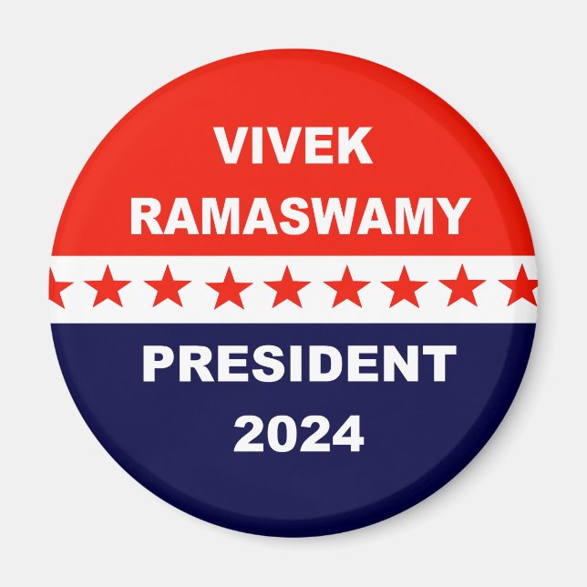 Vivek Ramaswamy Präsident 2024 Magnet (Vorne)