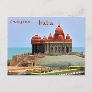 Vivekananda Rock Memorial Kanyakumari Indien Postkarte