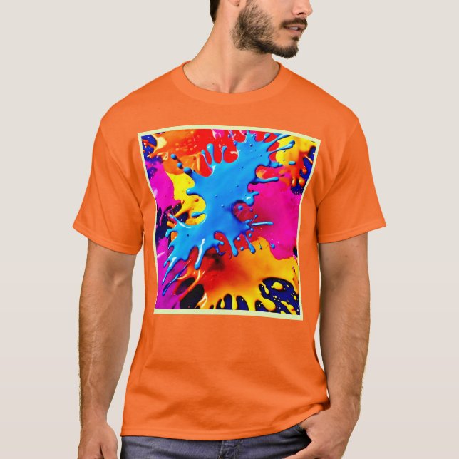 Viviale Farbtupfer T-Shirt (Vorderseite)