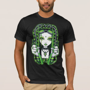 "Vivian" Cyber goth dunkles industrielles T-Shirt