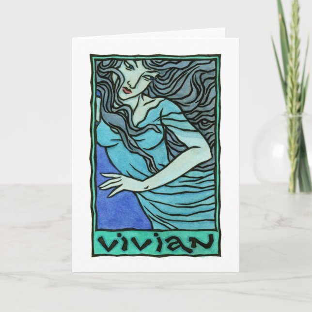Vivian Grußkarte Karte (Vorderseite)